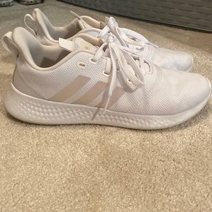 White Adidas sneakers